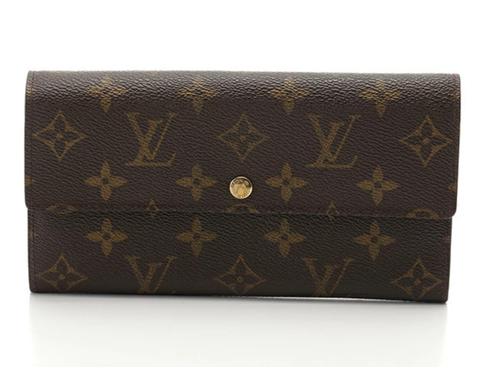LOUIS VUITTON Portefeuille Sarah Monoblom Brown